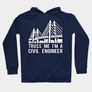 Civil Engineer Bridge Design Engineering Hoodie